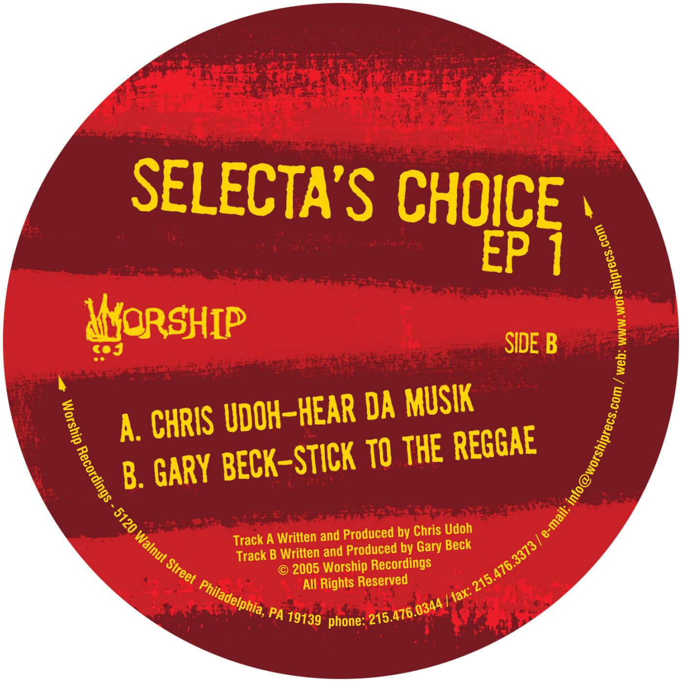 Chris Udoh & Gary Beck - Selecta's Choice EP