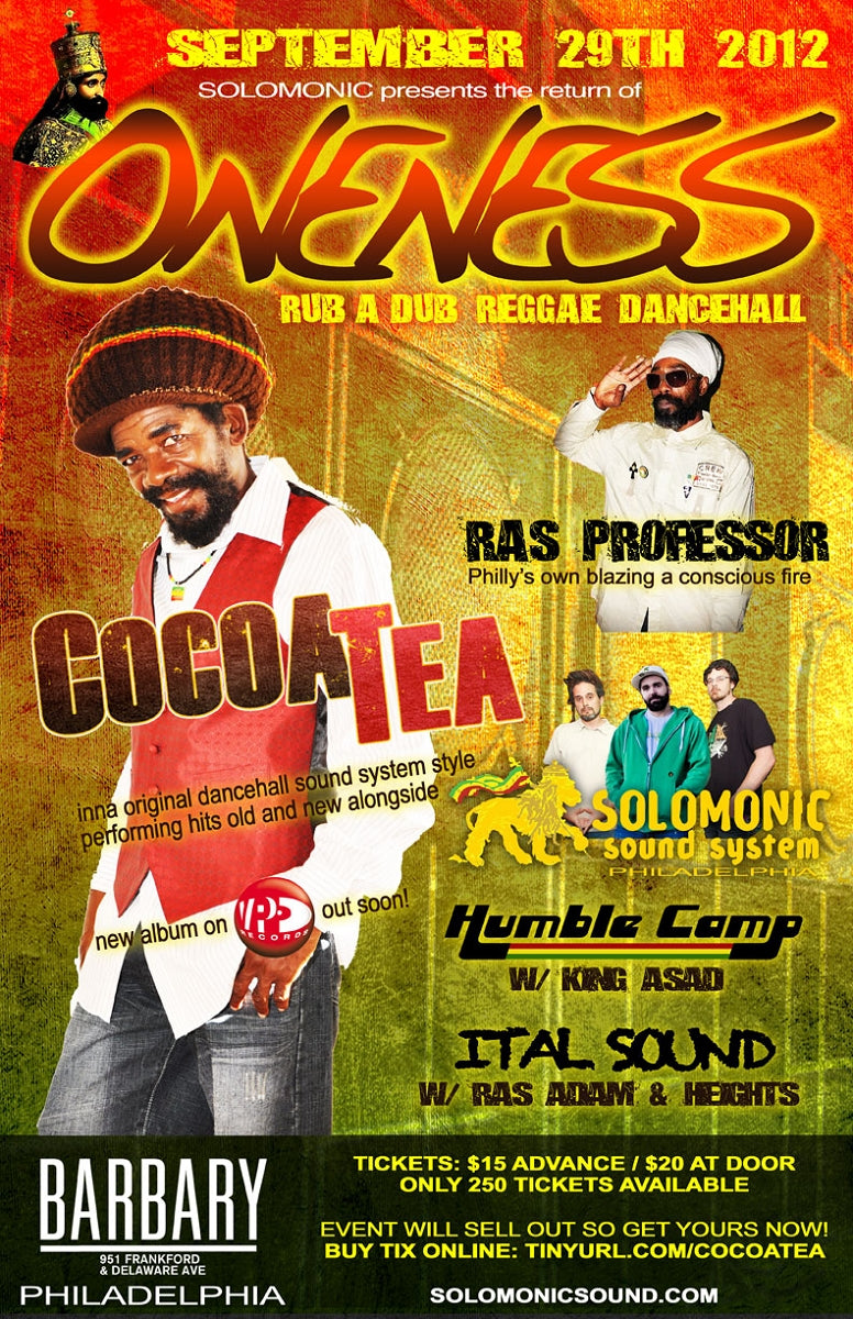 Oneness w/ Cocoa Tea & Ras Professor – Worship Recordings