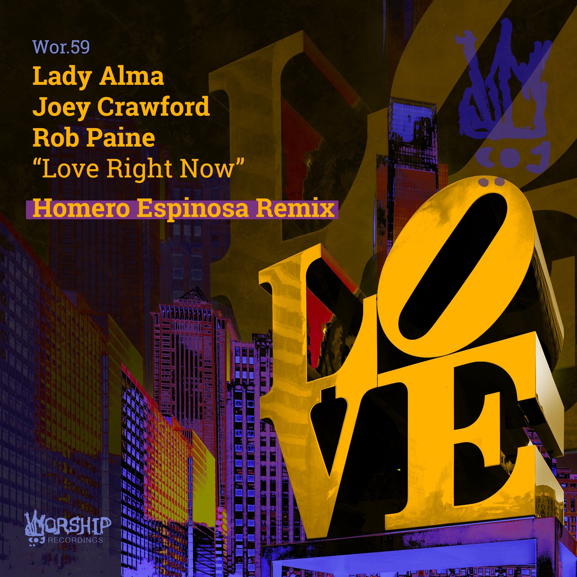 Lady Alma, Joey Crawford, Rob Paine - Love Right Now (Homero Espinosa Remix)